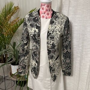Elegant Black and White Women's Jacket